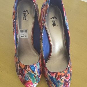 FIONI Clothing Colorful Heels